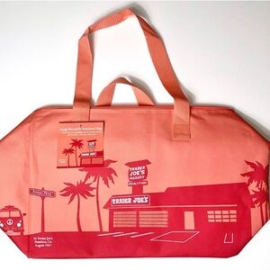 Peach Trader Joe's Insulated Tote Bag